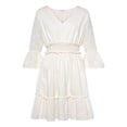 thumbnail image 4 of LASCANA Women's Eyelet Detail V-Neck Dress Eyelet Detail, 4 of 5