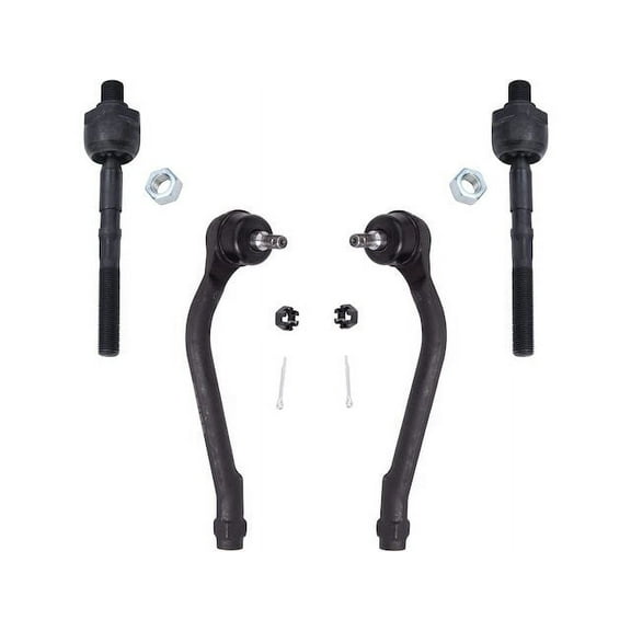 Front Tie Rod Set - Compatible with 2010 - 2016 Kia Forte Koup 2011 2012 2013 2014 2015