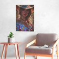 thumbnail image 6 of 16x24 inch Oil Paintings On Canvas Beautiful Cowboy Girl,Room Decor For Woman,Indoor Bedroom,Study,Living Room,Lounge Painting Wall Decoration Art Poster,Retro Cowboy Girl Modern Style Prints, 6 of 6