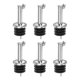 thumbnail image 1 of Vertedores de acero inoxidable Uxcell, 6Pcs, vertedor automático de aceite de oliva, vertedores de vino (Negro), 1 of 7