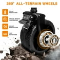 thumbnail image 5 of E-Western Collapsible 140L Wagon with Removable Canopy, Foldable, Wheeled for All-Terrain, Cooler Bag, Camping, Beach, Shopping, Black, 5 of 5