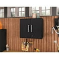 thumbnail image 2 of Manhattan Comfort Eiffel 2-Piece Storage Garage Set in Matte Black, 2 of 17