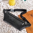 thumbnail image 4 of Mini riñonera de moda para hombre bolso Retro de cuero PU Likrtyny para teléfono cruzado sólido riñonera informal cinturón de pecho bolsos de hombro, 4 of 7