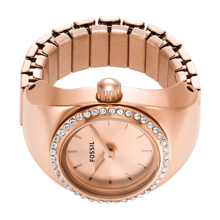 Fossil BQ3670 Rilynn Two-Hand Rose Gold-Tone Stainless Steel Watch NEW Fossil Rilynn Crystal Stainless Steel Ladies Watch  main image 3