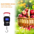 thumbnail image 3 of Mini báscula electrónica portátil de 50 kg con peso para equipaje de viaje con gancho Tmvgtek pescar, 3 of 9