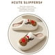 thumbnail image 2 of Pantuflas Mullidas Y Peludas para Mujer Cómodas Casa Sin Cordones Cálidas Interiores Ciervos Navideños Antideslizantes Mujeres Hombres Invierno Regalo Navidad, 2 of 9