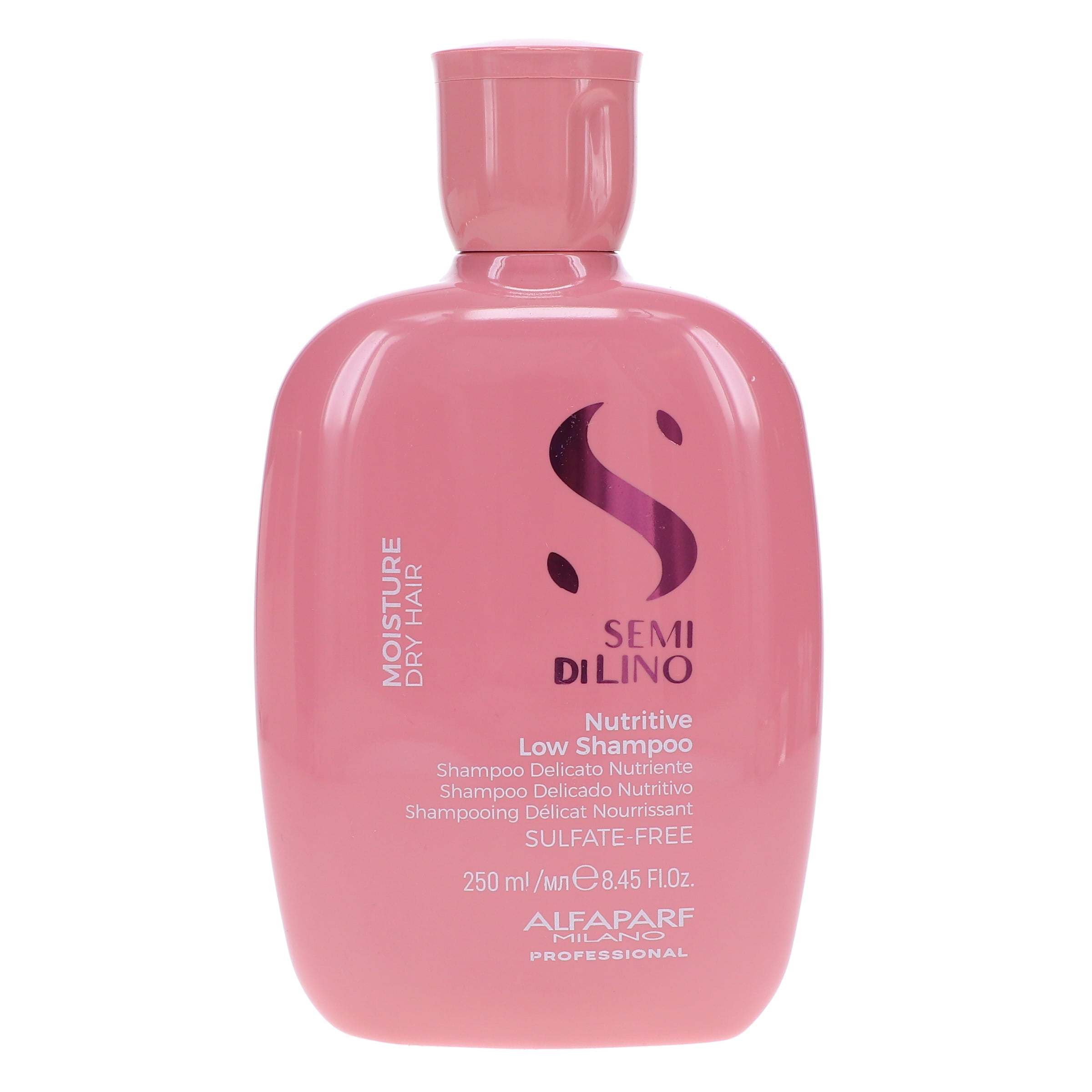 Alfaparf Milano Semi Di Lino Moisture Nutritive Low Shampoo 8.45 oz & Leave-in Conditioner 6.76 oz Combo Pack