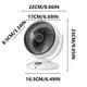 thumbnail image 3 of Ventilador de Escritorio 2025, Ventilador de Circulación de Aire para El Hogar, Dormitorio, Dormitorio de Estudiantes, Pequeño Ventilador de Escritorio, Potente y Cálido, Blanco Cálido/Blanco Dorado, 3 of 7