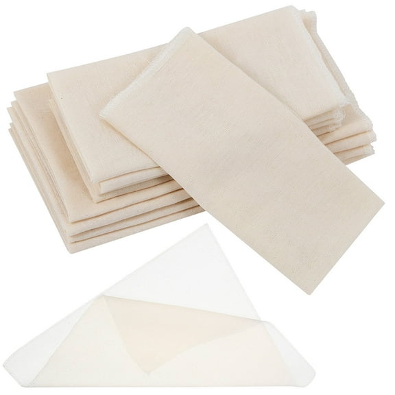 GAXIRE 8-Piece Gauze Cloth Set for Tofu Making and Kitchen Cooking Tools, Multipurpose Cheesecloth for Food Preparation