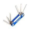 thumbnail image 1 of keepw Camping Hiking Traveling Foldable Hexagon Wrench Bike Shelf Disassembly Multi-tool Multifunctional Screwdriver, 1 of 1