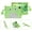 Green, variant on ELEHOLD Cartoon Kids Case for iPad Pro 11 2022/2021/2020/2018, iPad10 10.9 2022, iPad11 2025, Pro11 2024/2025, Air11 2024/2025/2026, Shockproof TPU Protective Cover with Kickstand, Lightpurple