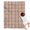 Beige Brown and, variant on Beige Brown and Red Checkered Pattern Blanket,Comfortable Soft Flannel Throw Blanket,All Season,Warm Lightweight Blankets for Sofa Bed Couch Living Room Chair,30"x40"