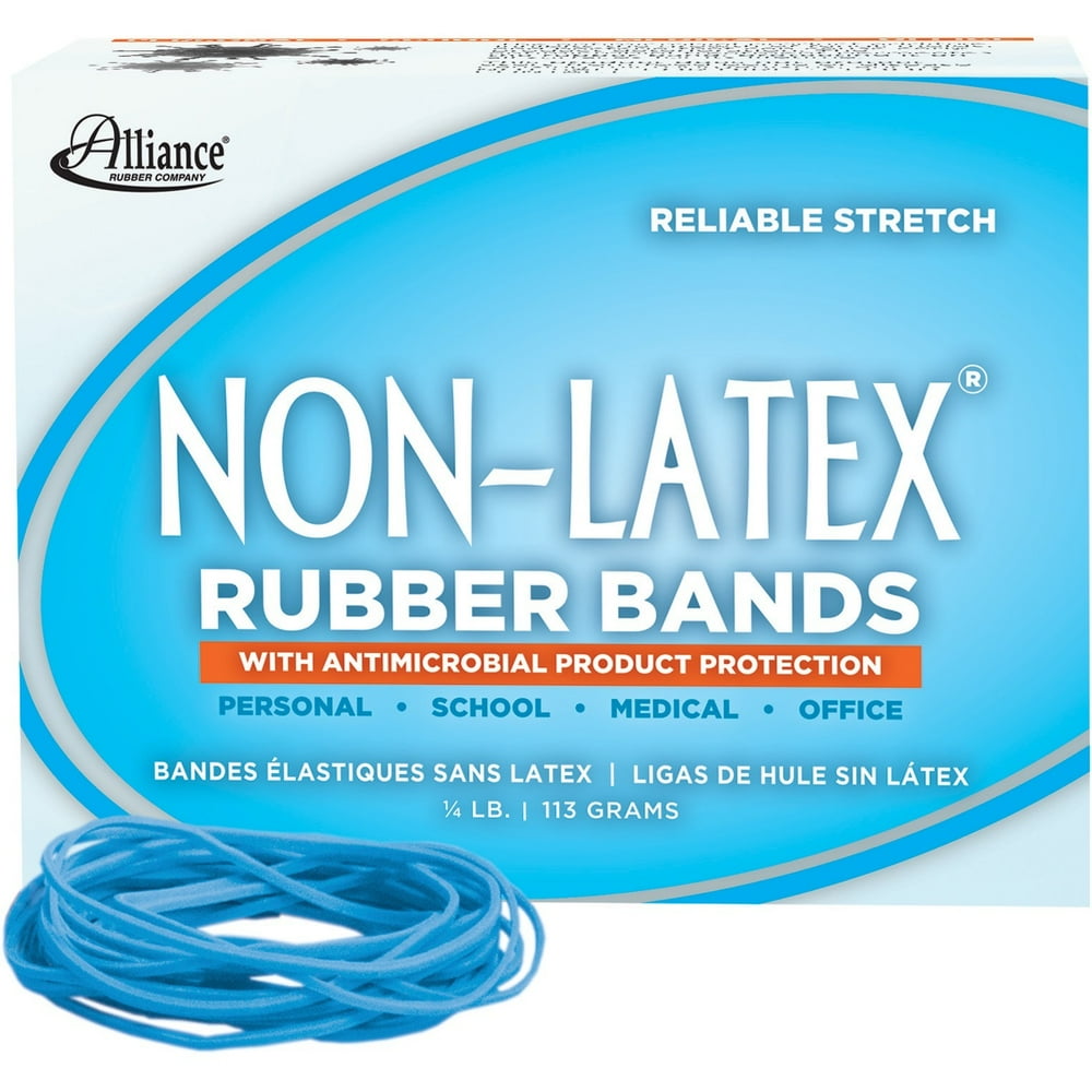 Alliance Rubber 42199 NonLatex Rubber Bands with Antimicrobial