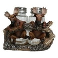 thumbnail image 6 of Rustic Forest 2 Elk Moose Dangling On Tree Branch Salt And Pepper Shakers Holder, 6 of 8