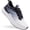 black, variant on OrthoComfoot Men's Orthopedic Road Running Shoes: Comfortable Supportive Shoes for Walking and Everyday Wear