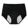 thumbnail image 2 of Spdoo Period Underwear for Women Menstrual Panties Womens Leak Proof High Waist Cotton Postpartum Panties Briefs Regular & Plus Size 3-Pack, 2 of 8