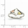thumbnail image 2 of Sterling Silver & 12K Created Opal Ring (Size 7) Made In United States qbh205-7, 2 of 2
