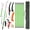 Green/30ft, variant on Alvantor 30ft Extendable Manual Pole Saw with Tree Pruner