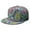 Colorful Floral, variant on Country Style Floral Snapback - Flat Brim Baseball Hat for All