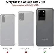 [2 Pack] Tempered Glass Screen Protector for Samsung Galaxy S20 Ultra 5G, Tempered Glass, Ultrasonic Fingerprint Compatible, HD Clear, Case Friendly Screen Protector for Samsung Galaxy S20 Ultra 5G