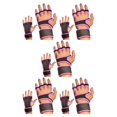 thumbnail image 1 of maskred 2pack/lot Stay Comfortable And Secure With Durable Weight Lifting Gloves Pink XL 5Set, 1 of 6