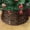 C, variant on Handwoven Rattan Christmas Tree Collar | Rustic Basket Weave Tree Skirt Cover for Christmas Tree Decorations | Farmhouse Boho Tree Base Cover | Wicker Tree Stand Cover