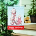 thumbnail image 3 of Evergreen Winter Pups Suede Garden Flag 12 x 18 Inches Indoor Outdoor Decor, 3 of 7