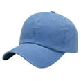 thumbnail image 3 of UTSJKR Baseball Cap Golf Dad Hat Adjustable Original Classic Low Profile Cotton Hat Unconstructed Plain Cap Men Women Light Blue, 3 of 3