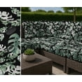 thumbnail image 7 of Soimoi Printed Waterproof Taffeta Fabric - Green Leaves Print | 56" Wide | For Outdoor Cushions, Awnings, Table Covers & Upholstery Projects, By 5 Yard, 7 of 7