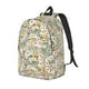 thumbnail image 1 of Disketp Daisy print Canvas Backpack Lightweight Travel Daypack Student Rucksack Laptop Backpack-Medium, 1 of 5