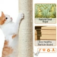 thumbnail image 4 of Alden Design 62" Double Condo Cat Tree and Scratching Post Tower, Light Gray, 4 of 10