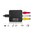 thumbnail image 2 of Adaptador De Convertidor De Audio Y Video Tv Hdmi A Rca Negro, 2 of 3