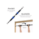 thumbnail image 2 of Barra Dominadas Para Puerta Abdominales Casa Gym Extensible Color Azul, 2 of 4