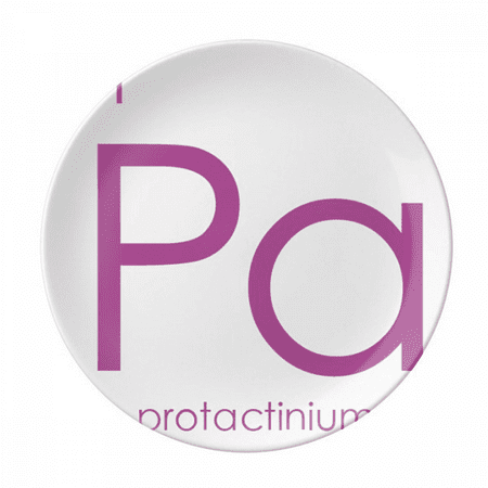 

Chestry Elements Period Table Actinide Protactinium Pa Plate Decorative Porcelain Salver Tableware Dinner Dish