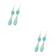 thumbnail image 1 of Qarigey 1 par de accesorios de joyería con estilo, ropa portátil, suministro a juego, regalos femeninos, chapado en aleación, gotas para las Azul claro 2piezas, 1 of 6