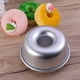 thumbnail image 3 of Molde de aluminio para 2 unidades de Savarin: Donuts, Tartas, Mousse, Brownies de Chocolate, Postres, Donuts, Utensilios de repostería, Molde para hornear (Plateado), 3 of 7
