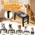 thumbnail image 2 of Comedero elevado para perros COMESOON plegable de acero inoxidable de 10", 2 of 9