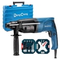 thumbnail image 1 of Rotomartillo Perforador Industrial DongCheng SDS Plus 800W Modelo DZC0526B + Juego de Brocas Bosch 34 Piezas Azul, 1 of 10