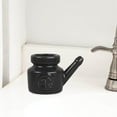 thumbnail image 4 of Ceramic Neti Pot Leakproof Sinus Rinse Pot Nasal Cleansing Rinsing Pot Durable for Nasal Cleansing 350ml Black, 4 of 9