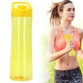 thumbnail image 5 of Water Bottle Outdoor Cup with Chug Lids,10.75 Inches Portable Drinkware Plastic Sports Bottle,Lightweight Leakproof Sports Bottle for Gym Travel Office and Daily Use,Yellow-1Pc, 5 of 5