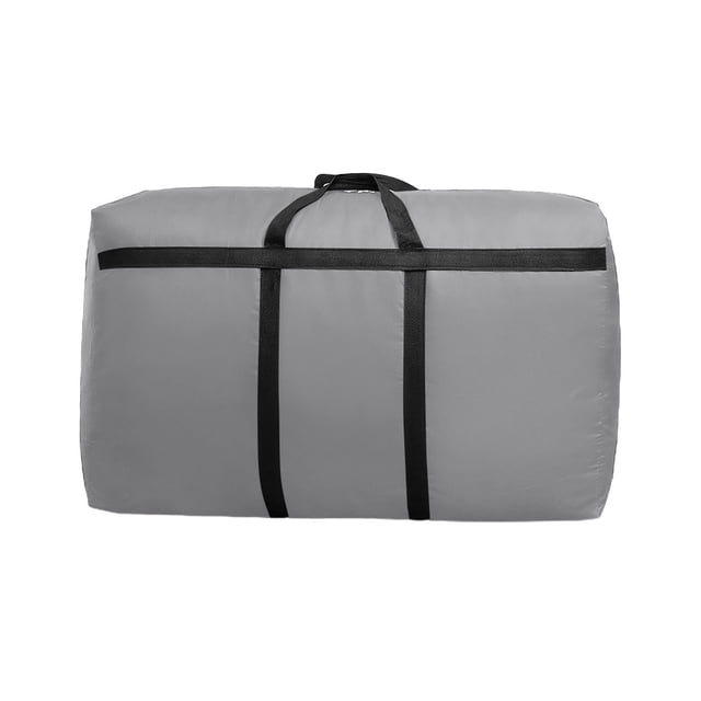 Large Storage Bag For Blankets And Quilts Waterproof Reinforced Fabric With Heavy Duty Metal Zipper And Clear PVC Window