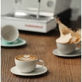 thumbnail image 6 of ZDM Ceramic Espresso Cups Classic Coffee Cup Set with Saucers & Coffee Spoon Art  Latte Mocha Tea Mugs Chic Home Kitchen Tools, 6 of 6