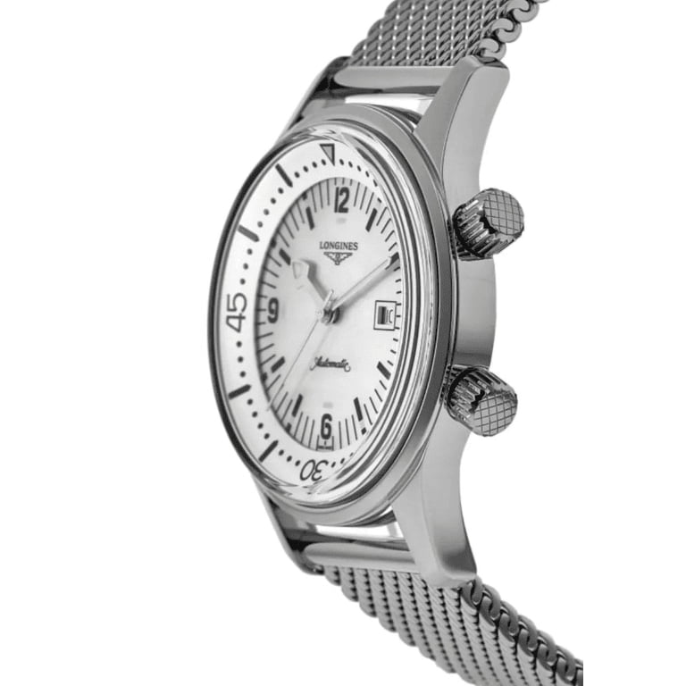 Longines Legend Diver Mother of Pearl Dial Stainless Steel Women's