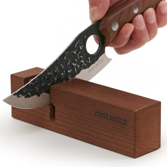 Matsato Knife Sharpener. Professional Japanese Knife and Scissor Sharpener. 2-in-1 Sharpening Tool