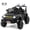 Black, variant on Costway 12V Kids Ride on Truck Car Battery Powered Toddler Electric Vehicle with 3 Speeds Black