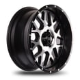 thumbnail image 5 of 20x9 Mudder Trucker MT859 Mutiny Black with Machined Face 5x127 5x5 ET0 wheel rim, 5 of 5