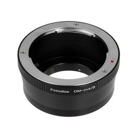Fotodiox Lens Mount Adapter - Olympus Zuiko (OM) 35mm SLR Lens to Micro Four Thirds (MFT, M4/3) Mount Mirrorless Camera