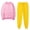 Pink, variant on 2 Piece Sweatsuits for Women Joggering Match Sets Crewneck Sweatshirts Pullover Solid Color Sweatpants Tracksuits