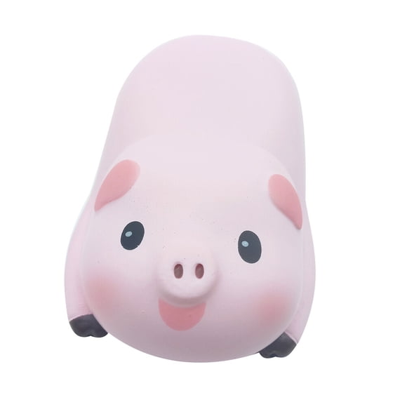 Alfombrilla de ratón de algodón con memoria en forma de cerdo, duradera y cómoda, de 1 pieza, alfombrilla de muñeca, alfombrilla de juego de oficina (rosa)