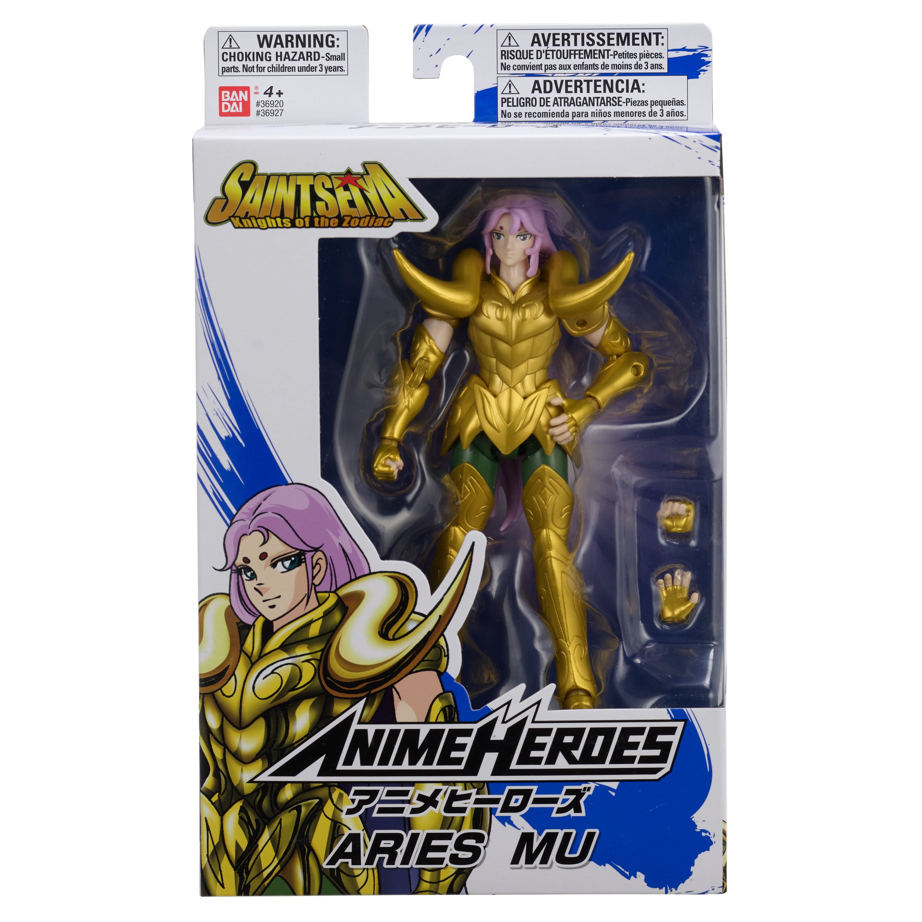 Bandai Knights of the Zodiac Aries Mu Anime Heroes 6.5-in Action Figure